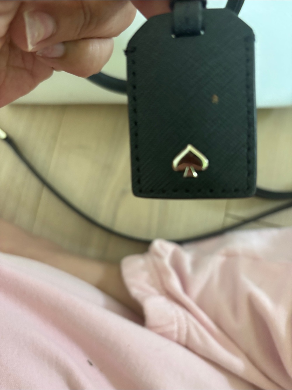 kate spade Black and White Colorblock Leather Satchel - Picture 10 of 11